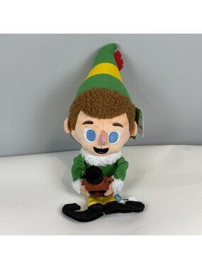 NWT BarkBox Ginormous Buddy The Elf XL Christmas Plush Squeaky Dog Toy 16”